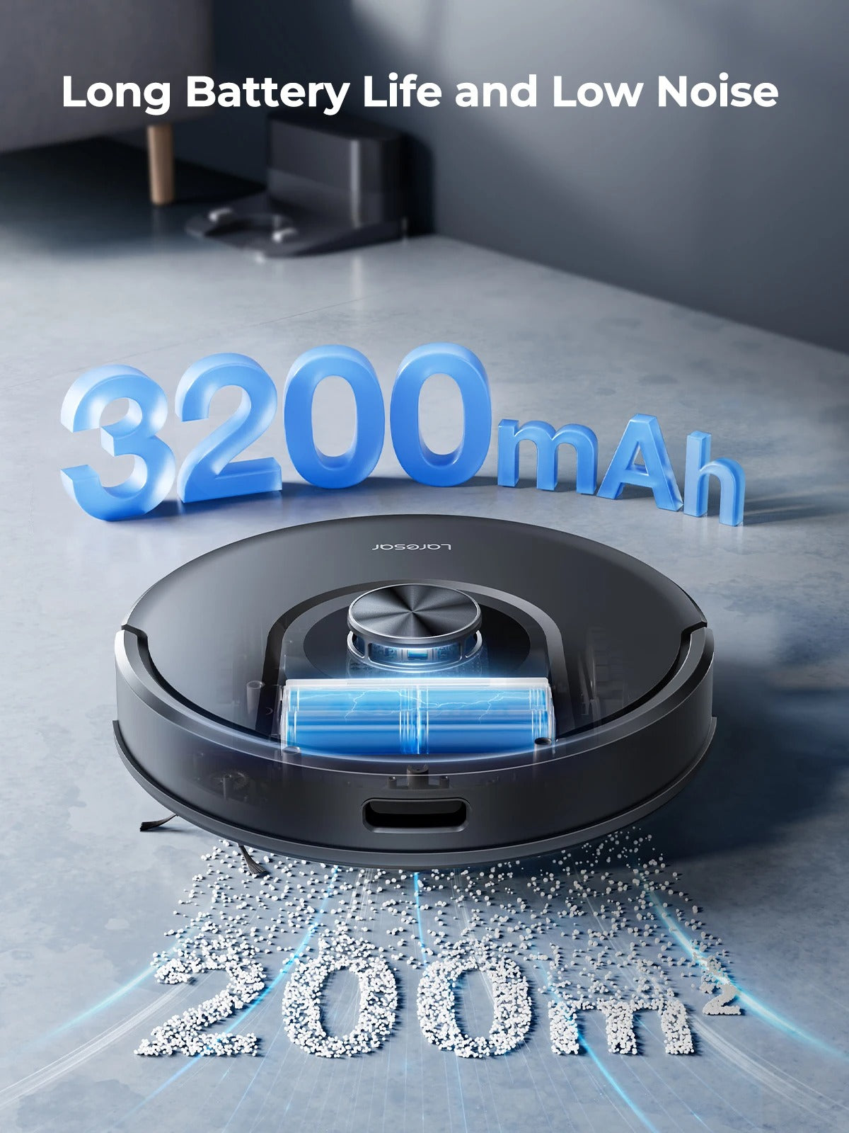 LARESAR Intelligent Luxury Robot Vacuum cleaner - Art of Laser Navigation