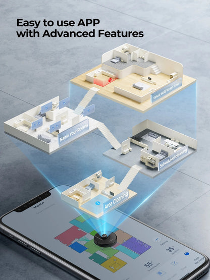 LARESAR Intelligent Luxury Robot Vacuum cleaner - Art of Laser Navigation
